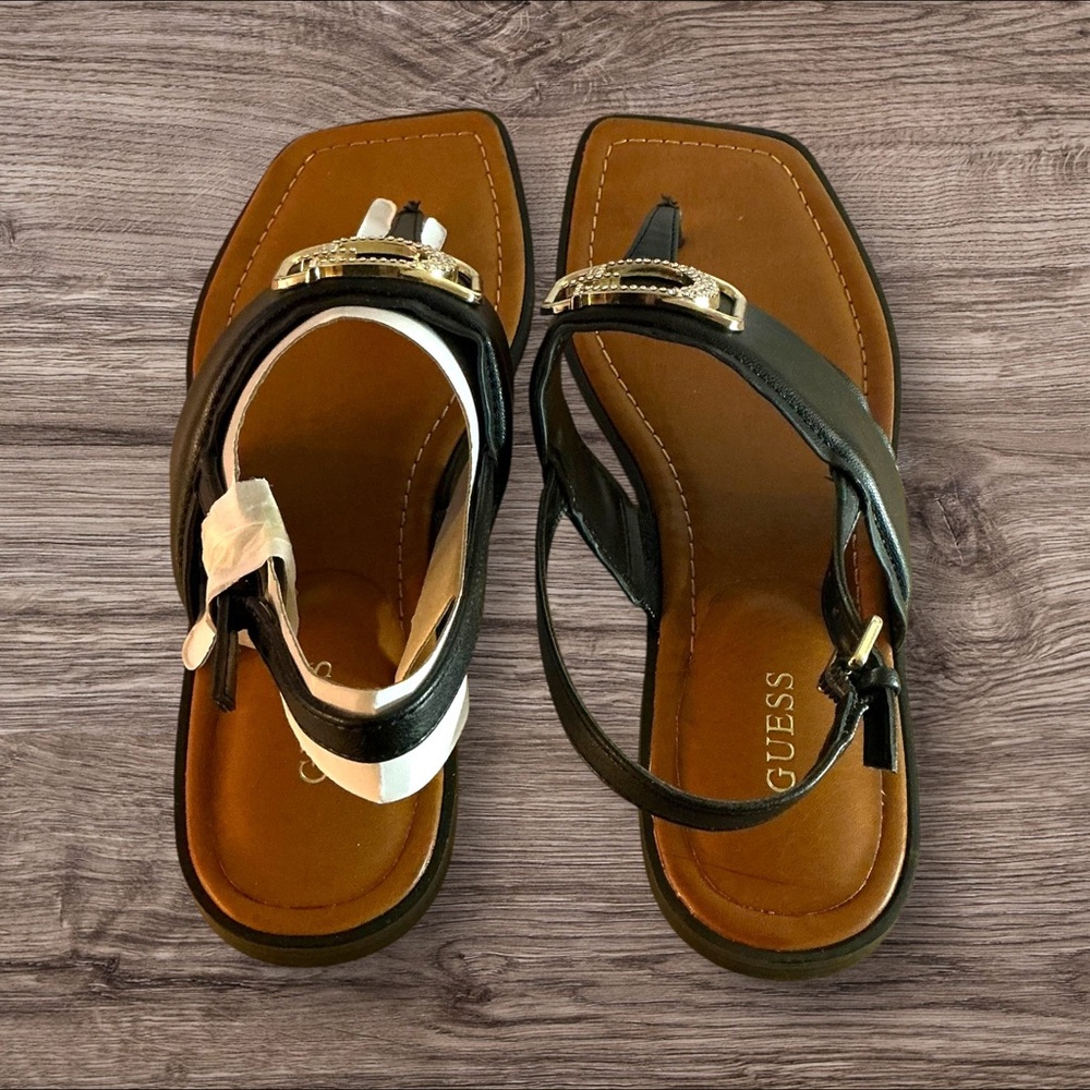Guess Gwarenna Slingback Thong Sandals NIB Size 9 - Picture 6 of 8